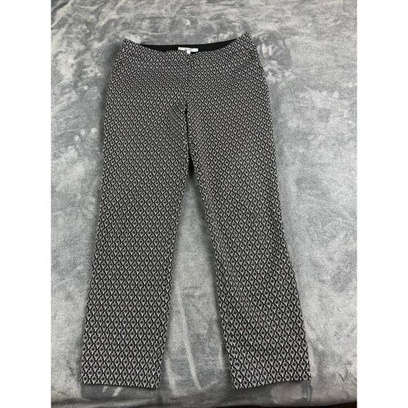 Boden Pants - Boden Womens High Rise Trouser Pants Size 8 Long Black White